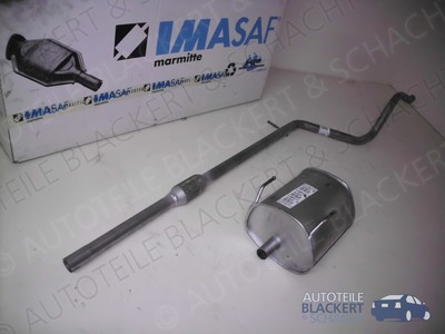IMASAF Auspuffset MSD+ESD für Fiat 500 + Cabrio 1.2 + GPL 2015-