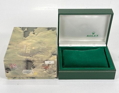 ORIGINAL ROLEX 69173 Datejust Uhrenbox Gehäuse 11.00.2 Holz Leder 260223002yA