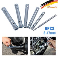 Rohrschl&uuml;ssel Set 6-tlg Steckschl&uuml;ssel 8mm - 17mm Sechskant Schl&uuml;ssel Satz DHL
