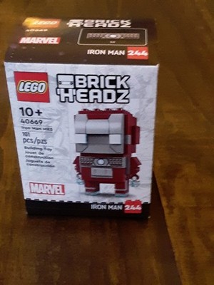 LEGO 40669 Iron Man MK5 Marvel Super Heroes Brickheadz Set NEW Sealed