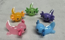 5PCS Axolotl Miniature Figures Potted Ornaments