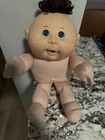 2015 Cabbage Patch BabyLand Exclusive Doll 17” Dadk Hair Blue Eyes