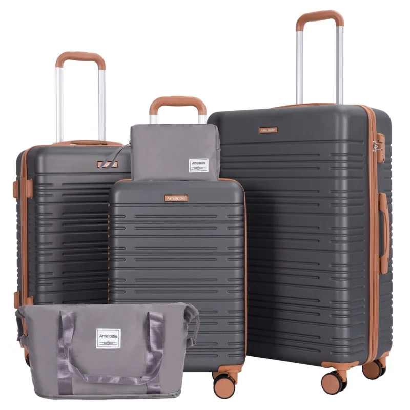 With Double Spinner Wheel,suitcase Abs Hard Case Luggage