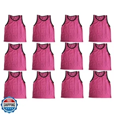 BlueDot Trading 12 Adult Mens Womans Unisex Sports Pinnie Scrimmage Training 