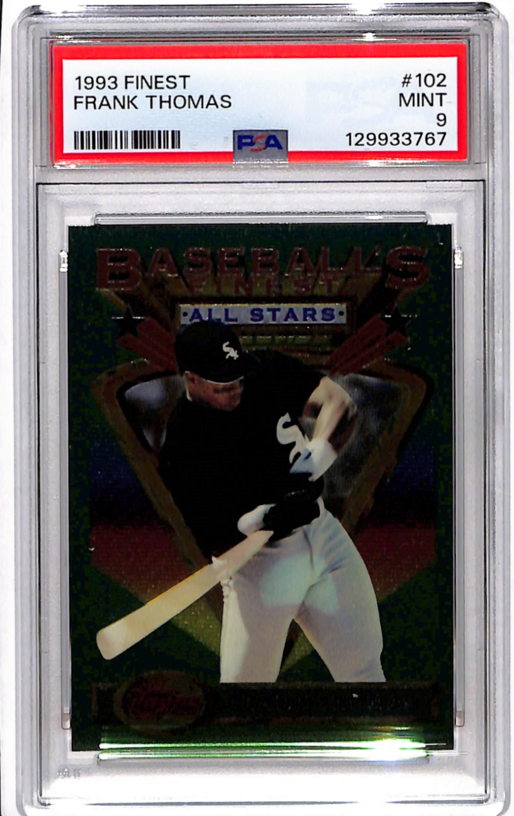 1993 Topps Finest - Frank Thomas #102 PSA 9