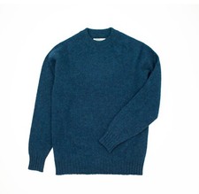 Modern Fit Shetland Crew Neck Jumper
