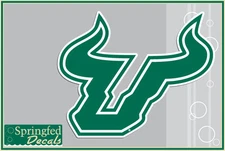USF Bulls BULL HORNS LOGO Vinyl Decal #3 South Florida Bulls Sticker Car Truck