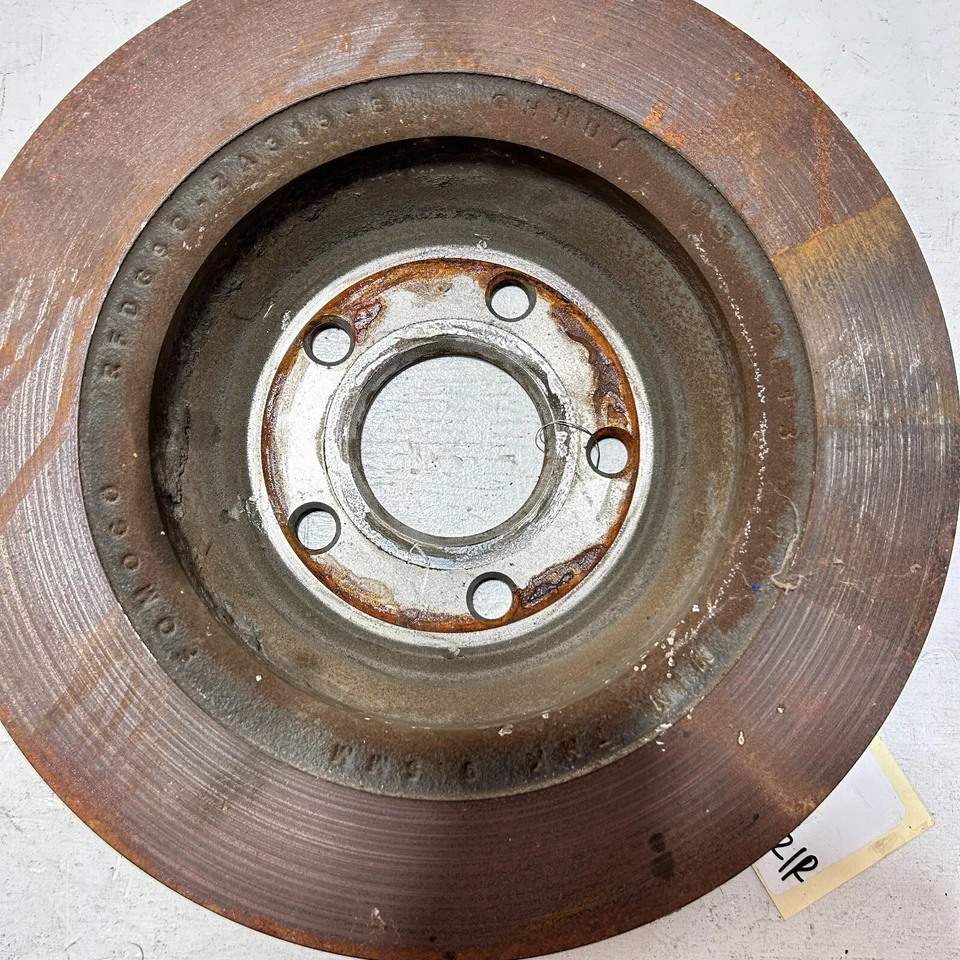 Disco de rotor de freno trasero izquierdo o derecho Ford Fusion 2013-2020 OEM 1 PIEZA Foto 4 de 4