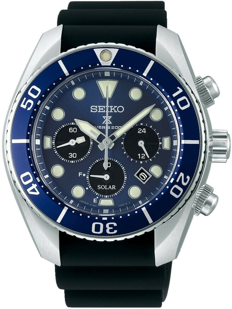 Seiko Men's Prospex Divers 200M Solar Powered Chronograph Seiko Men's Prospex Divers 200M Solar Powered Chronograph