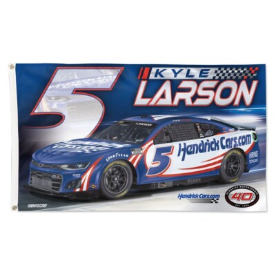 Kyle Larson #5 Nascar Hendrick Car Racing 3x5 FT Flag Wall Decore Banner