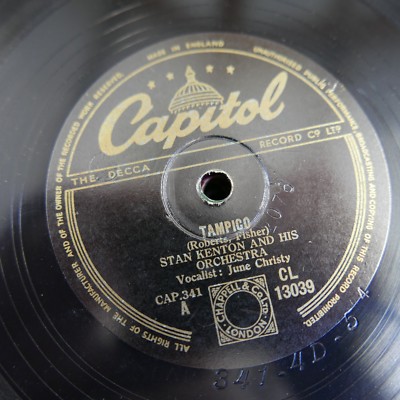 78rpm STAN KENTON   tampico / eager beaver