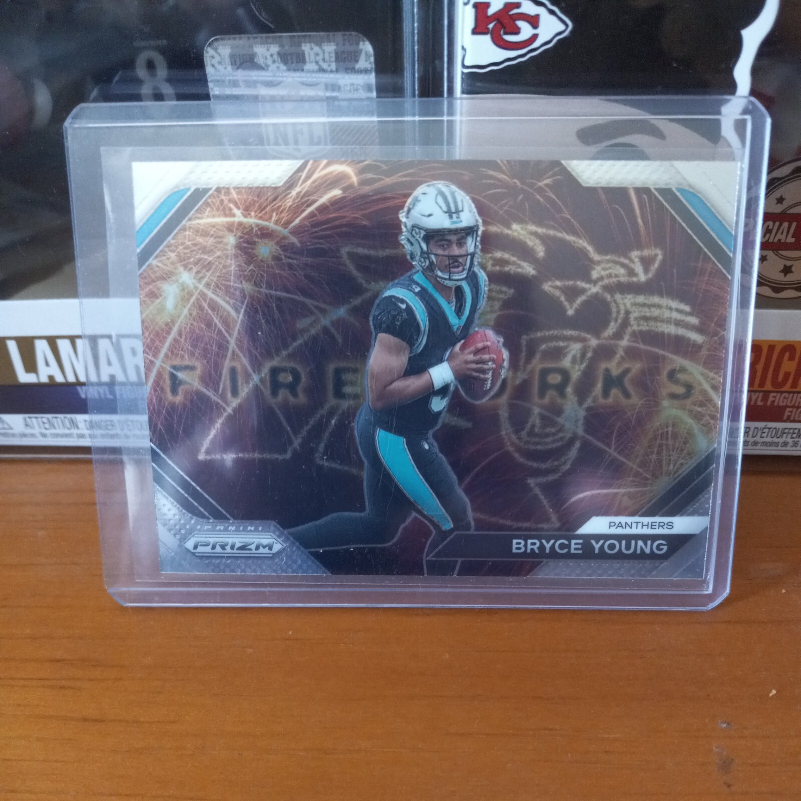 2023 Panini Prizm - Fireworks Silver Prizm #F-6 Bryce Young (RC)