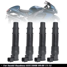 Ignition Coils Packs For Suzuki Hayabusa GSX1300R 99-09 11-12 4PCS 129700-4400