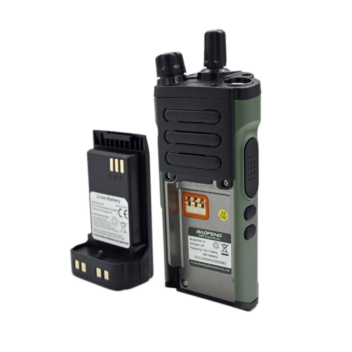 New BAOFENG DM-32UV DMR Digital Radio GPS APRS Type-C Charging 8W Walkie Talkie | UK