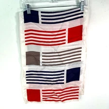 Elizabeth Classic Silk Rectangle Scarf Women's Collection Size 15X43 Inch