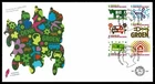 NETHERLANDS 2010 Two FDC's Think green, act green SG05