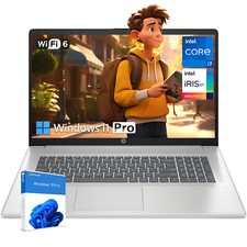 HP 17.3" HD Touchscreen Laptop Intel i7-1355U UP TO 64GB RAM 2TB SSD Win 11 Pro