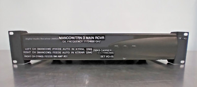 Radyne ComStream ABR202 Digital Audio Receiver Satellite Receiver G3D