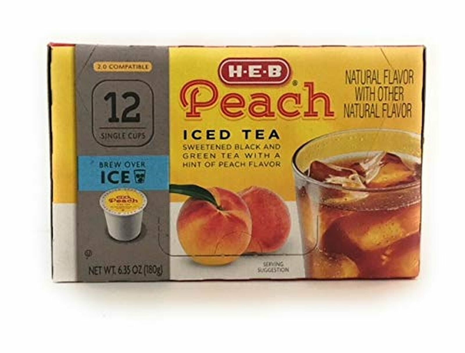 Brew Over Ice - Iced Tea K Cup Flavor Assortment, 3 Pack (36 Servings)