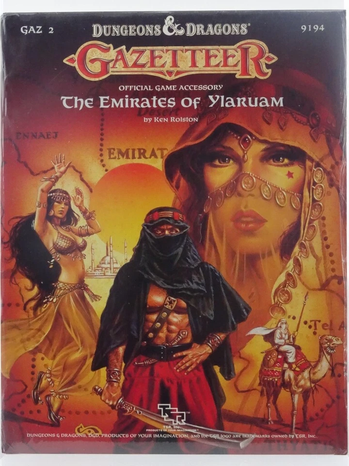 TSR 9194 GAZ 2 Gazetteer - The Emirates of Ylaruam "new shrink wraped" 504001005 - Bild 1 von 2