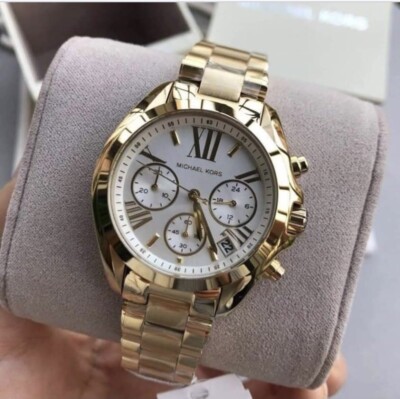 腕時計　MICHAEL KORS Oversize Bradshaw Gold-Tone Watch | Michael Kors [US]