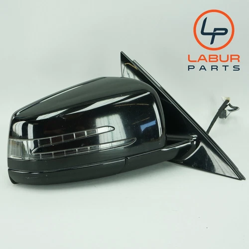 W212 10-13 Mercedes E Class Front Right Door Side Rear View Mirror Black C533