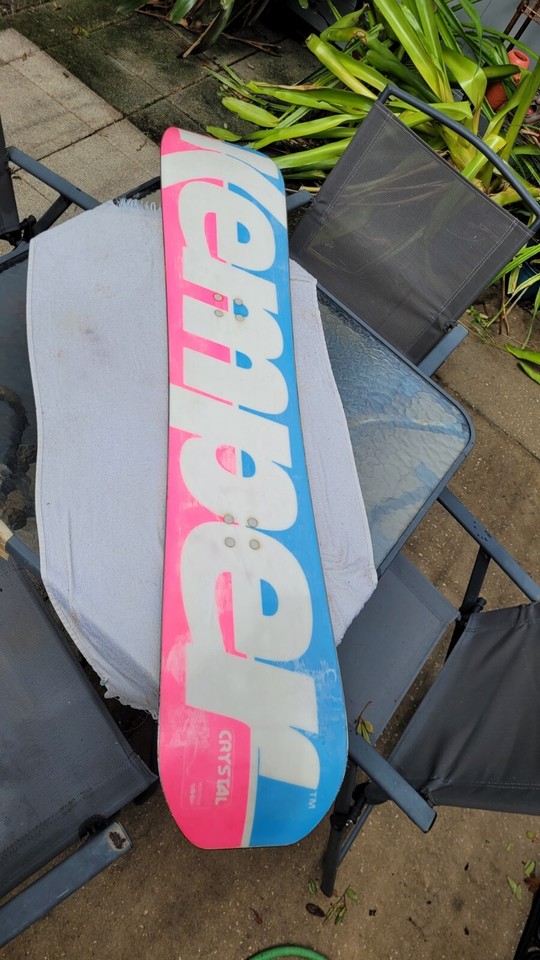 Vintage 1989 Kemper Freestyle 155 Snowboard & Carrying Case VERY NICE