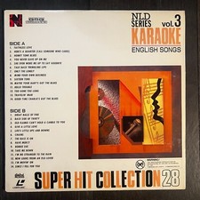 NLD SERIES ENGLISH SONGS KARAOKE Laserdisc Volume 3 - Super Hit 28 Songs NLD-3 