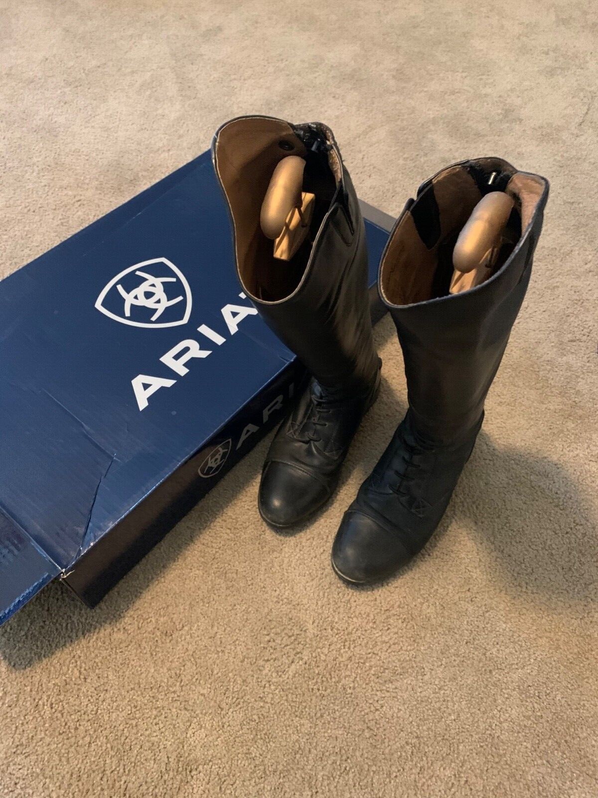 ariat riding boots leather horse riding boot tree her… Gem