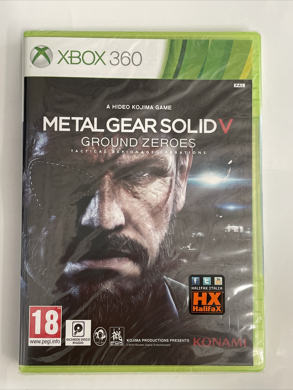 METAL GEAR SOLID V - ground zeroes - XBOX 360 -nuovo,sigillato-edizione italiana