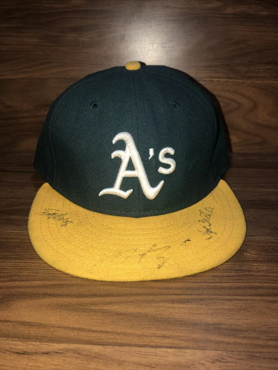 Men's New Era Oakland A's Green/Gold On-Field 59FIFTY Fitted Cap