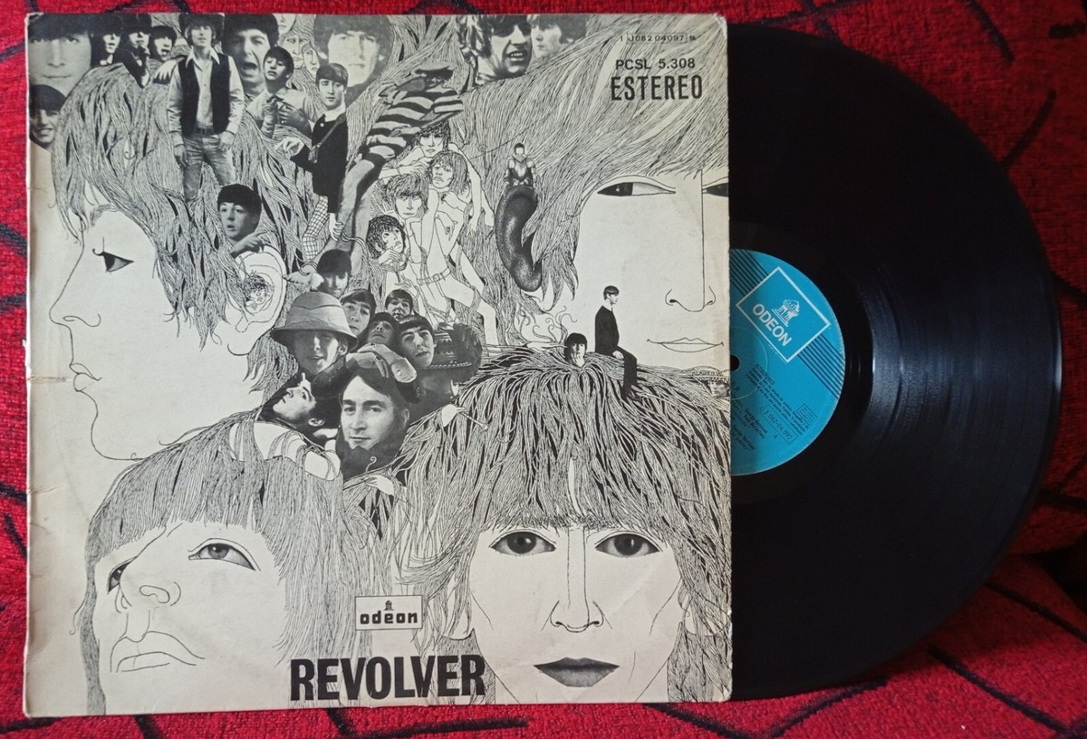 THE BEATLES ** Revolver ** SPAIN LP 1966 TURQUOISE EMI ODEON