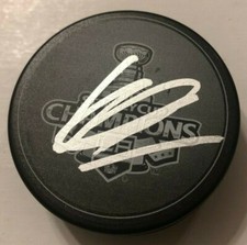 KYLE CLIFFORD SIGNED 2012 LOS ANGELES KINGS STANLEY CUP PUCK W/ CASE COA
