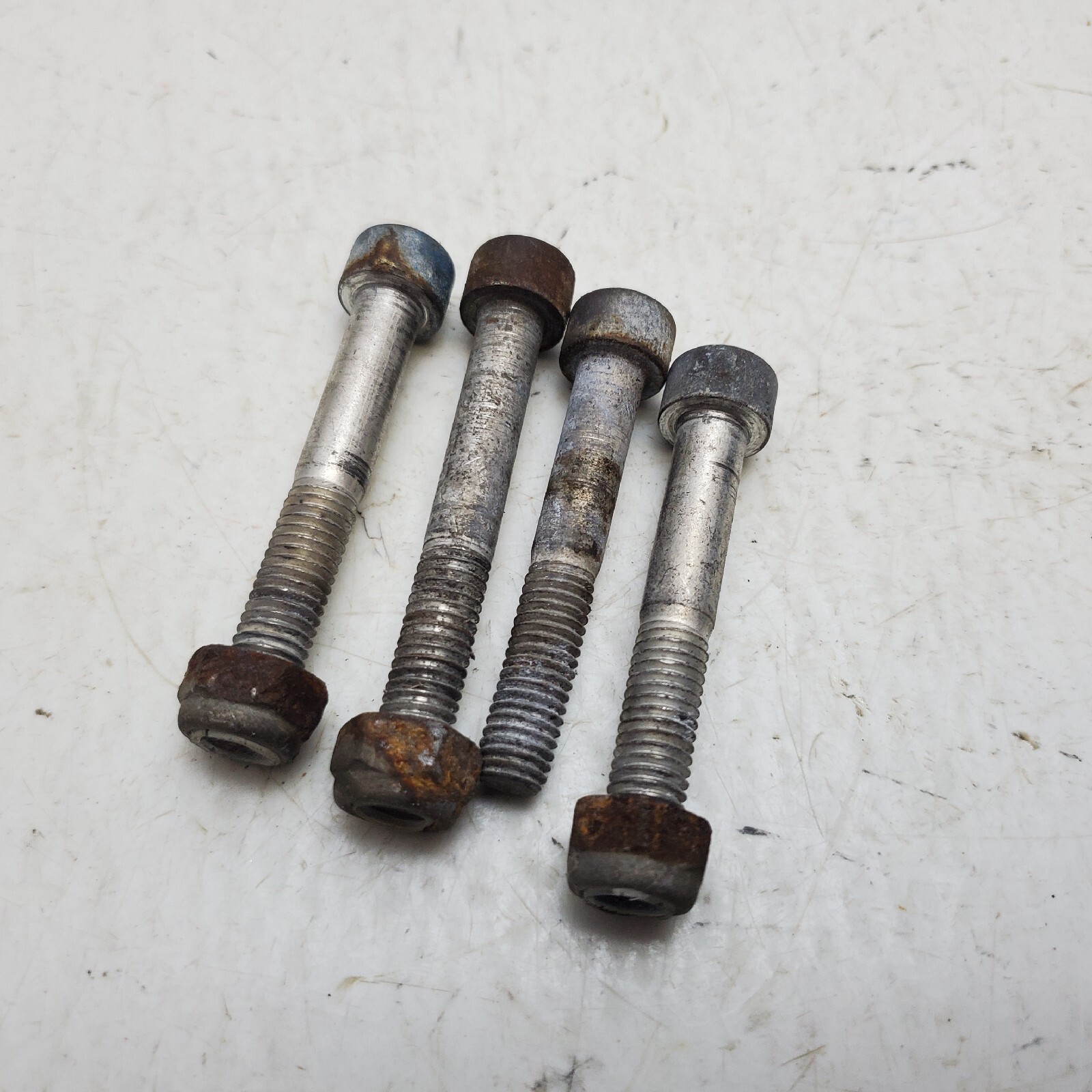 1977 BMW R100 Airhead Front Fender Fork Brace Bracket Stay Mount Bolts ...