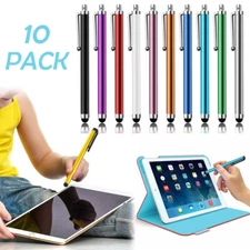 10PC Universal Touch Screen Stylus Pens For Mobile iPad iPhone Samsung Tablet