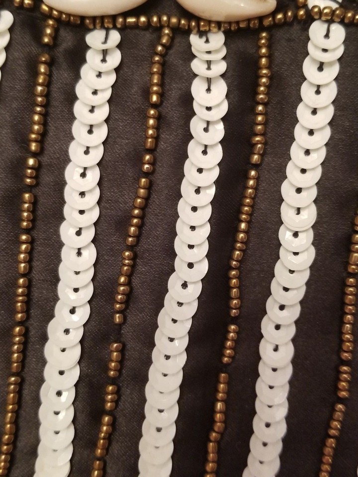NWT Clements Ribeiro Designer Purse - Beads, Shells & Sequins ...