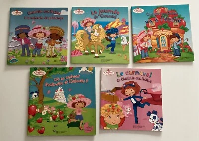 CHARLOTTE AUX FRAISES. LOT DE CINQ. PREMIÈRES LECTURES. TRÈS BON ÉTAT GÉNÉRAL. - Photo 1/2