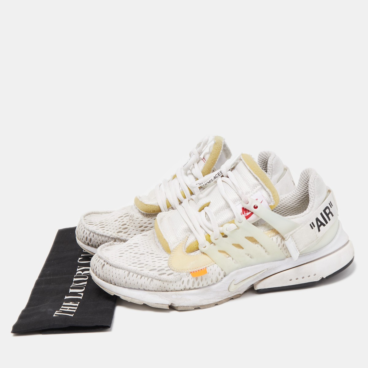 Nike x Off White White Fabric Air Presto Low Trainers Nike x Off White White Fabric Air Presto Low Trainers