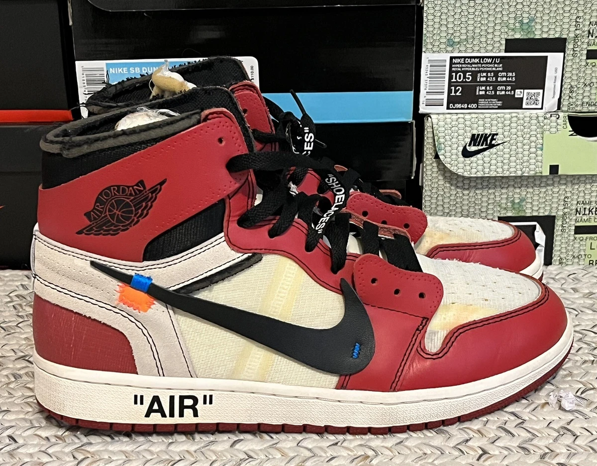 Jordan Off-White x Air Jordan 1 Retro High Chicago AA3834-101