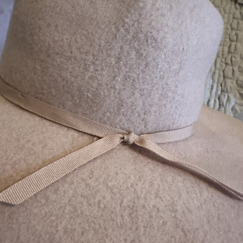 NWOT BRIXTON SARA Wool Felt Wide Brim Hat Soft Pink One Size $75 - Picture 3 of 8