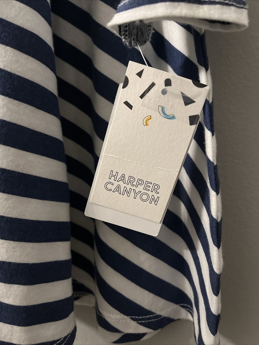 Robe à Capuche Rayée Harper Canyon Fille Taille 5 - Vert Citron/jaune - Manches Longues - Printemps/Été