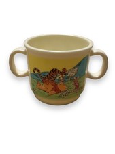 Vintage 90s Disney Winnie the Pooh Cup Kids Dining Pooh Tigger Eeyore Piglet