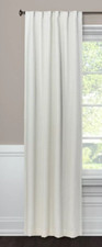 Threshold Rod Pocket Blackout Aruba Window Curtain Panel 50x84" Sour Cream 