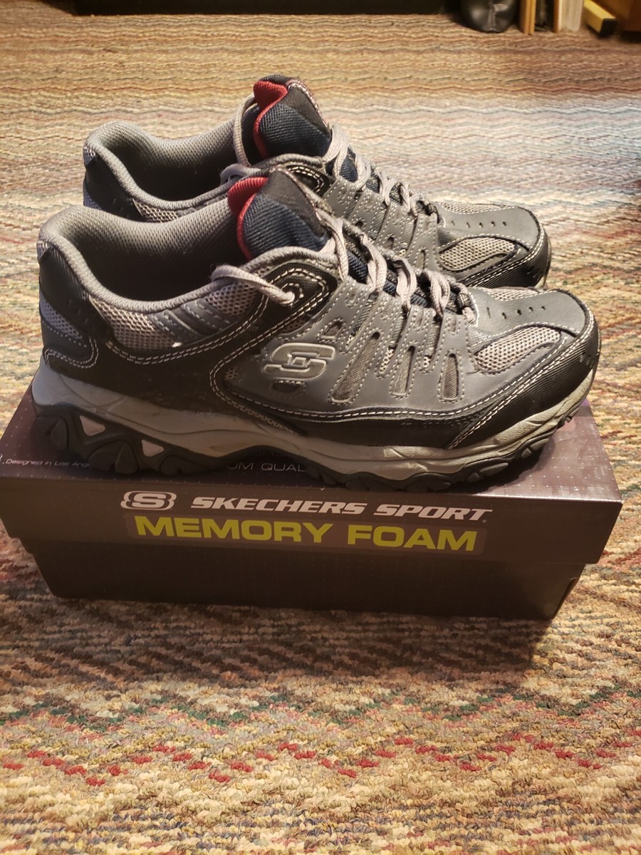 Skechers Sport After Burn Memory Fit Navy Mens Sz 12 Memory Foam‎ Athletic Shoes Skechers Men main image 2