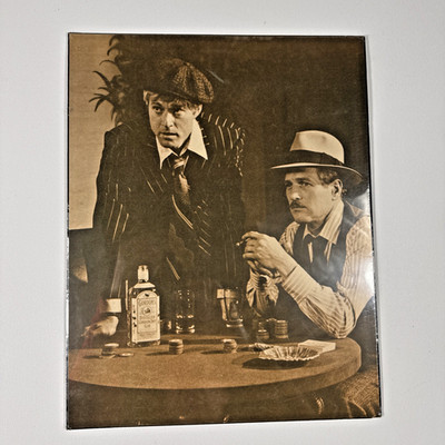 The Sting Redford & Newman Vintage 11x14 Sepia Photo Matte Print  
