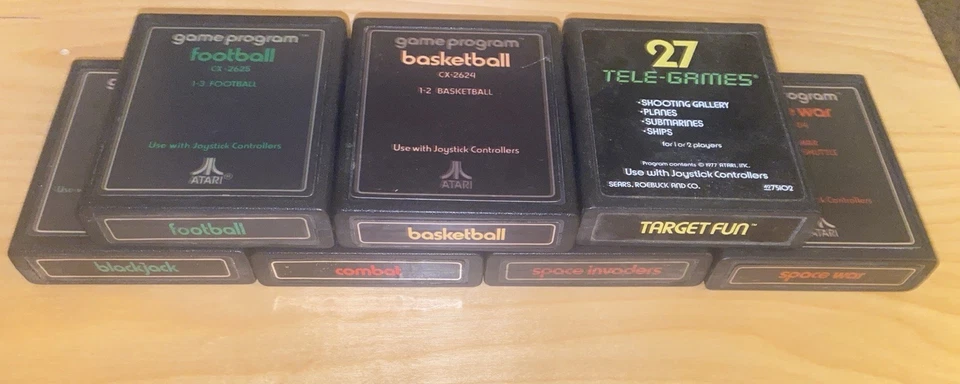 Lot of Atari 2600 Video Game Cartridges | 7x Atari Games: Space Invaders & More! - Image 2 of 4