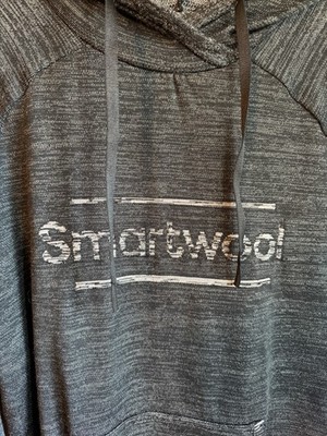 Smartwool Unisex Men's M Women's L Merino Hoodie Sweatshirt Black Intraknit