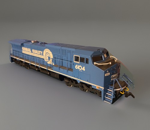 Locomotora diésel Bachmann Spectrum # 86018 HO GE DASH 8-40CW CONRAIL #6104 OB | Zustand: Used