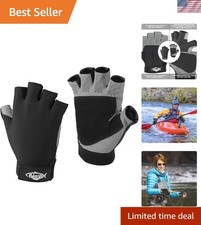 UV Fishing Gloves Sun Protection Fingerless Kayaking Glove Men Women UPF 50 ...