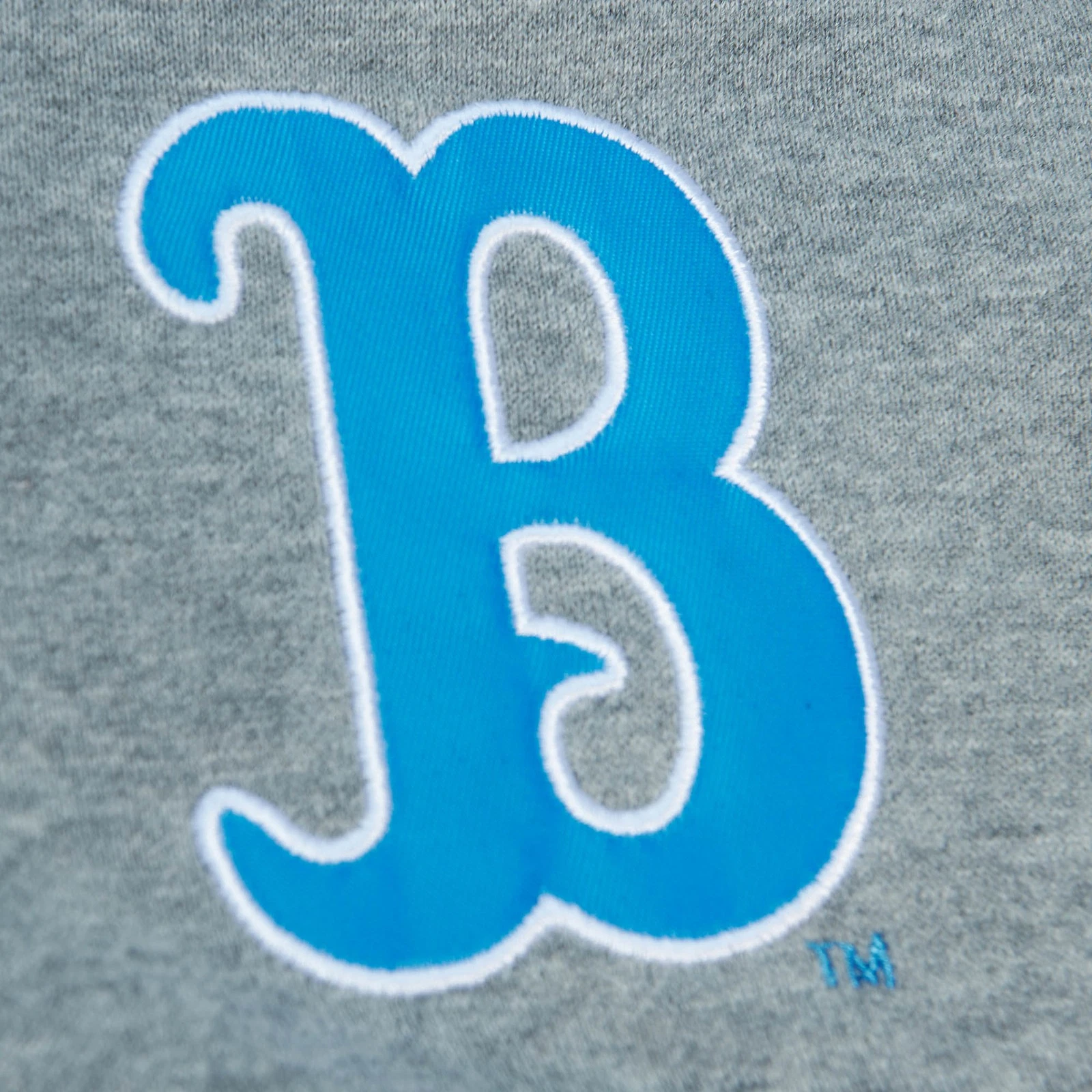 Felpa con cappuccio pullover uomo Mitchell & Ness blu chiaro UCLA Bruins Head Coach